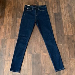 Gap True Skinny High Rise 28 6T Dark Wash